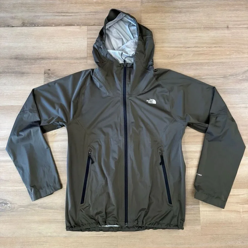 The North Face Swallowtail Lining Dry Vent Dark Green Jacket Size Medium Trail